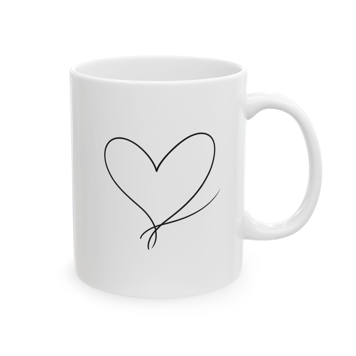Ceramic Mug - Sketched Lineman Humorous but Sentimental Coffee Mug (15oz)