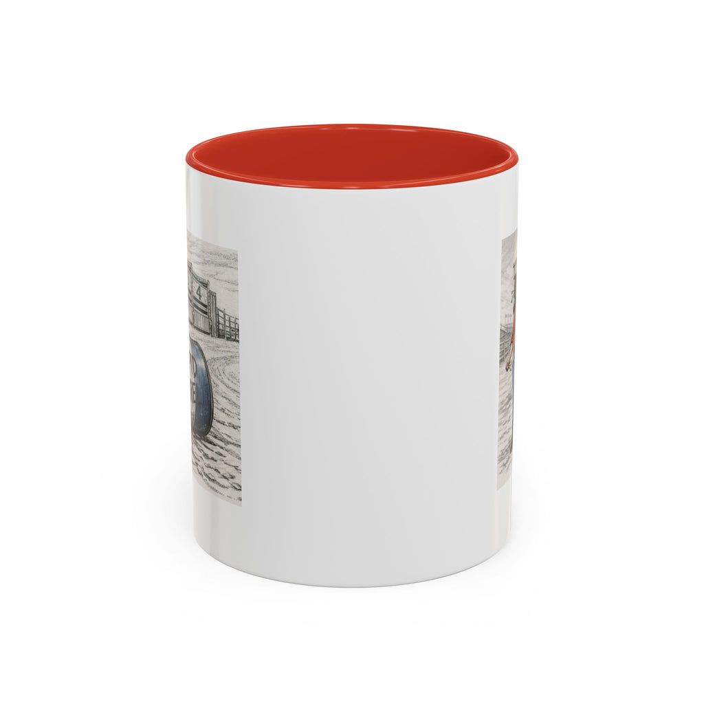 Out of the Money Barrel Racing Coffee Mug — Rodeo Cowgirl Accent Mug (11/15 oz)