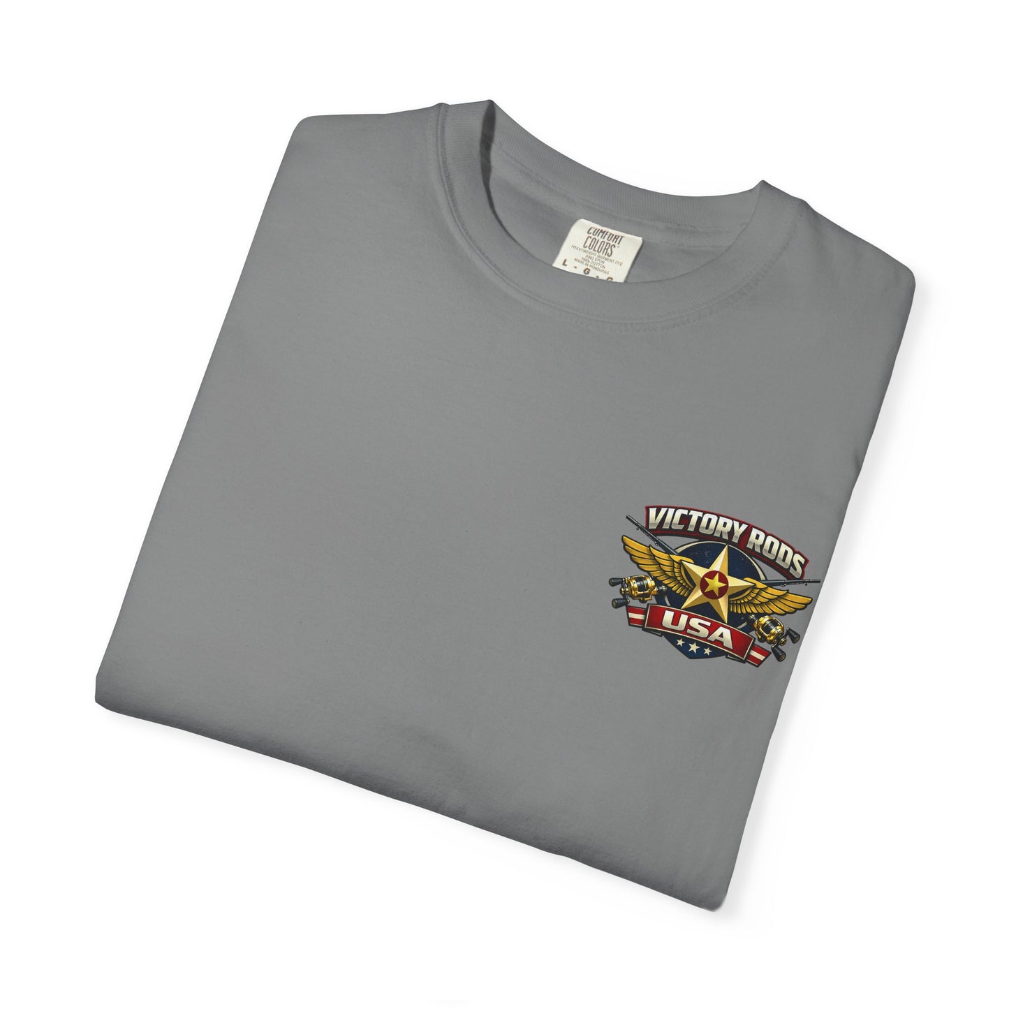 Victory Rods "Dorado Doris" Fishing T-Shirt — Retro Pinup Angler Tee
