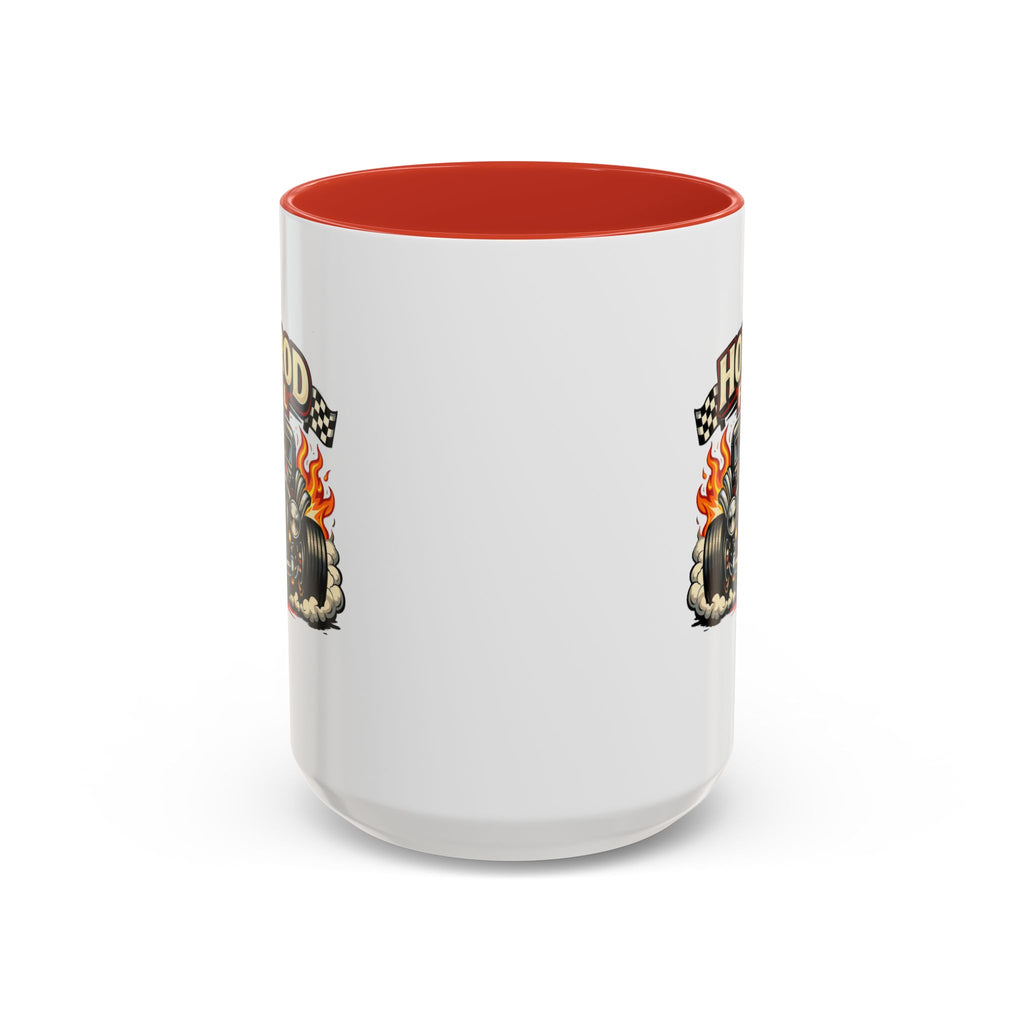 Hot Rod Fuel Coffee Mug — Vintage Muscle Car Racing Accent Mug