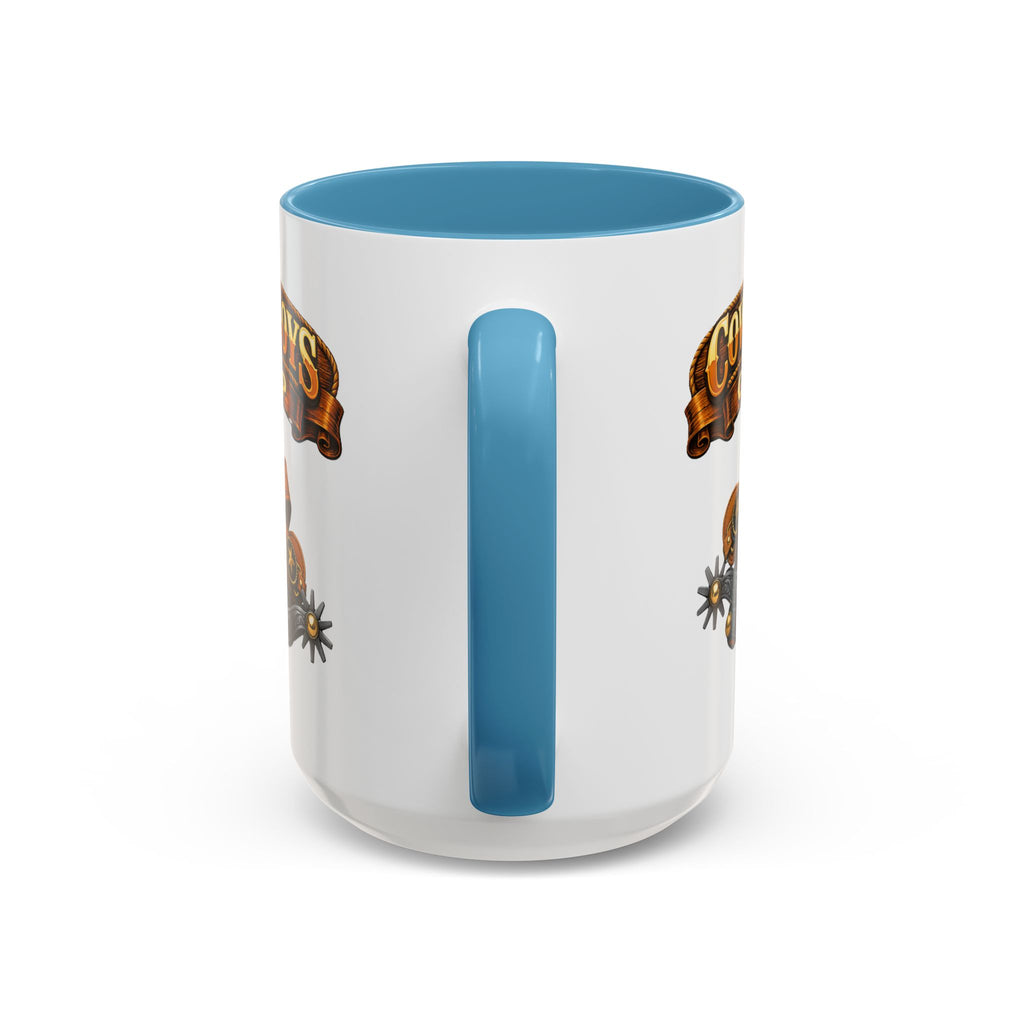 Cowboys Cup Coffee Mug — Western Spur & Leather Design (11/15oz)