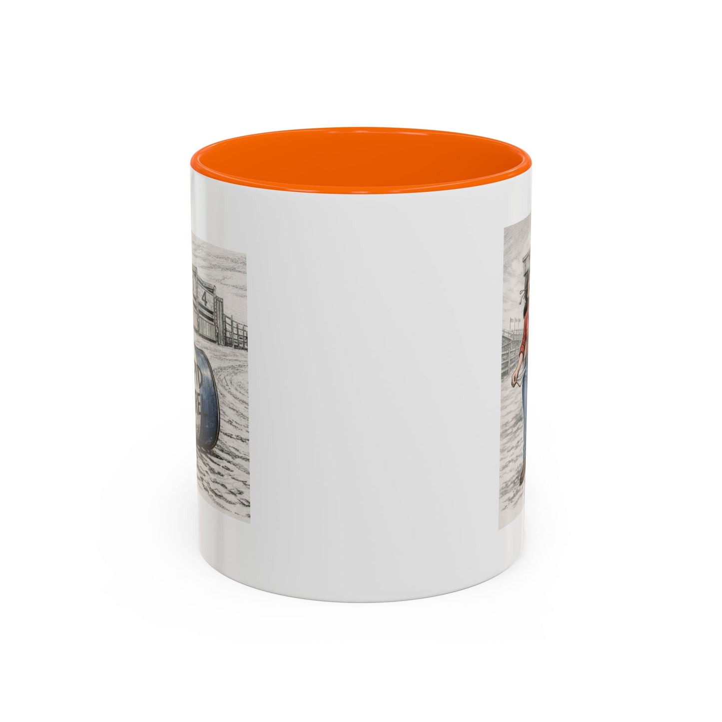 Out of the Money Barrel Racing Coffee Mug — Rodeo Cowgirl Accent Mug (11/15 oz)