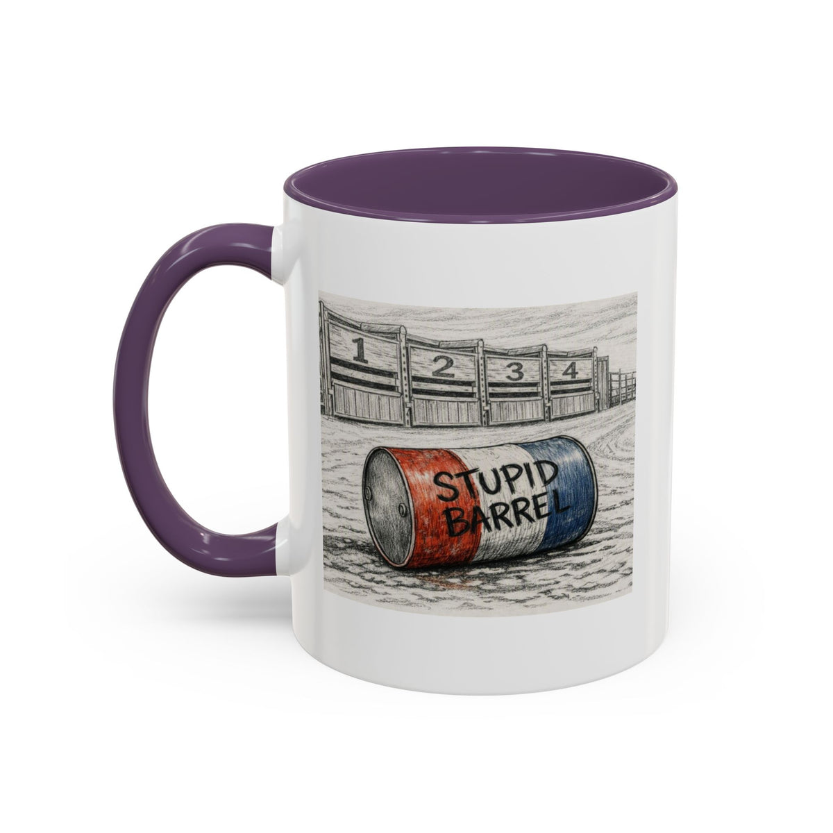 Out of the Money Barrel Racing Coffee Mug — Rodeo Cowgirl Accent Mug (11/15 oz)