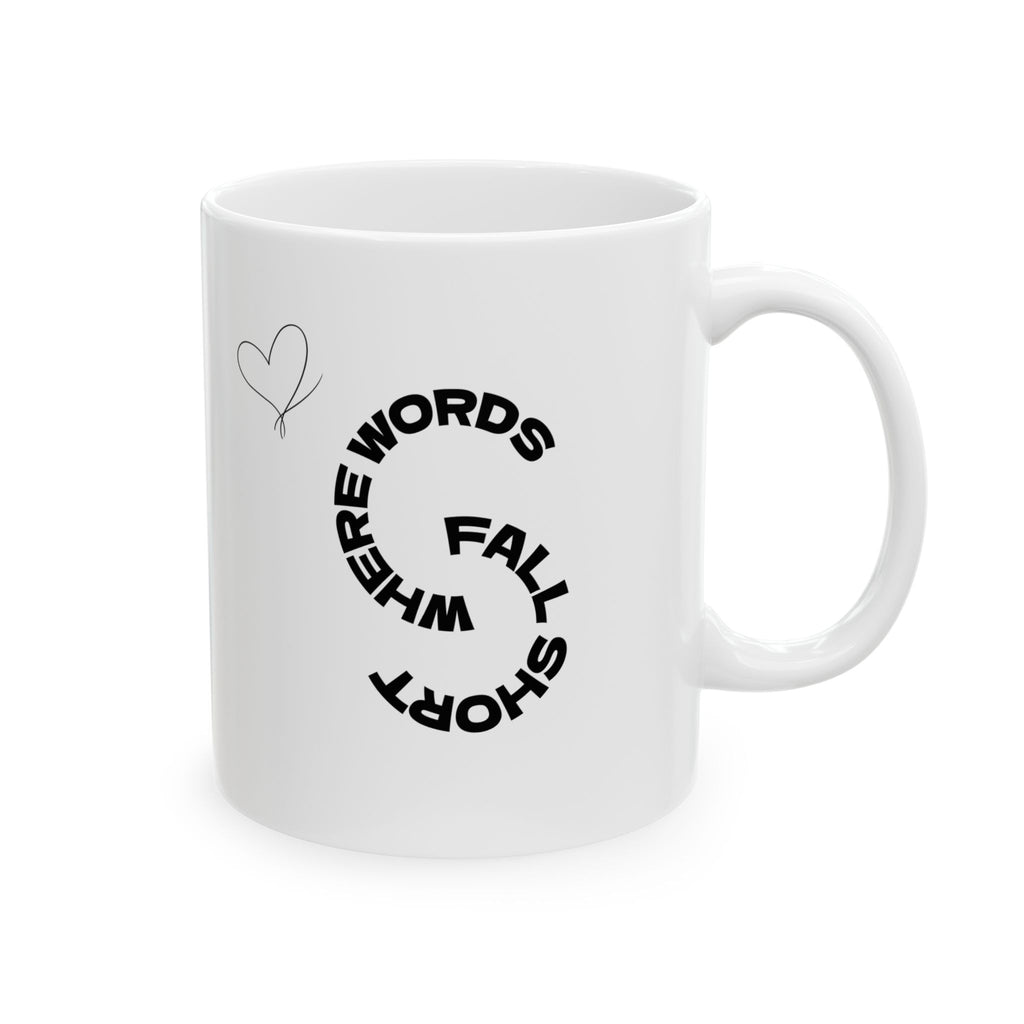 For the Love of Horses Ceramic Mug — Equestrian Coffee Cup (11oz/15oz)