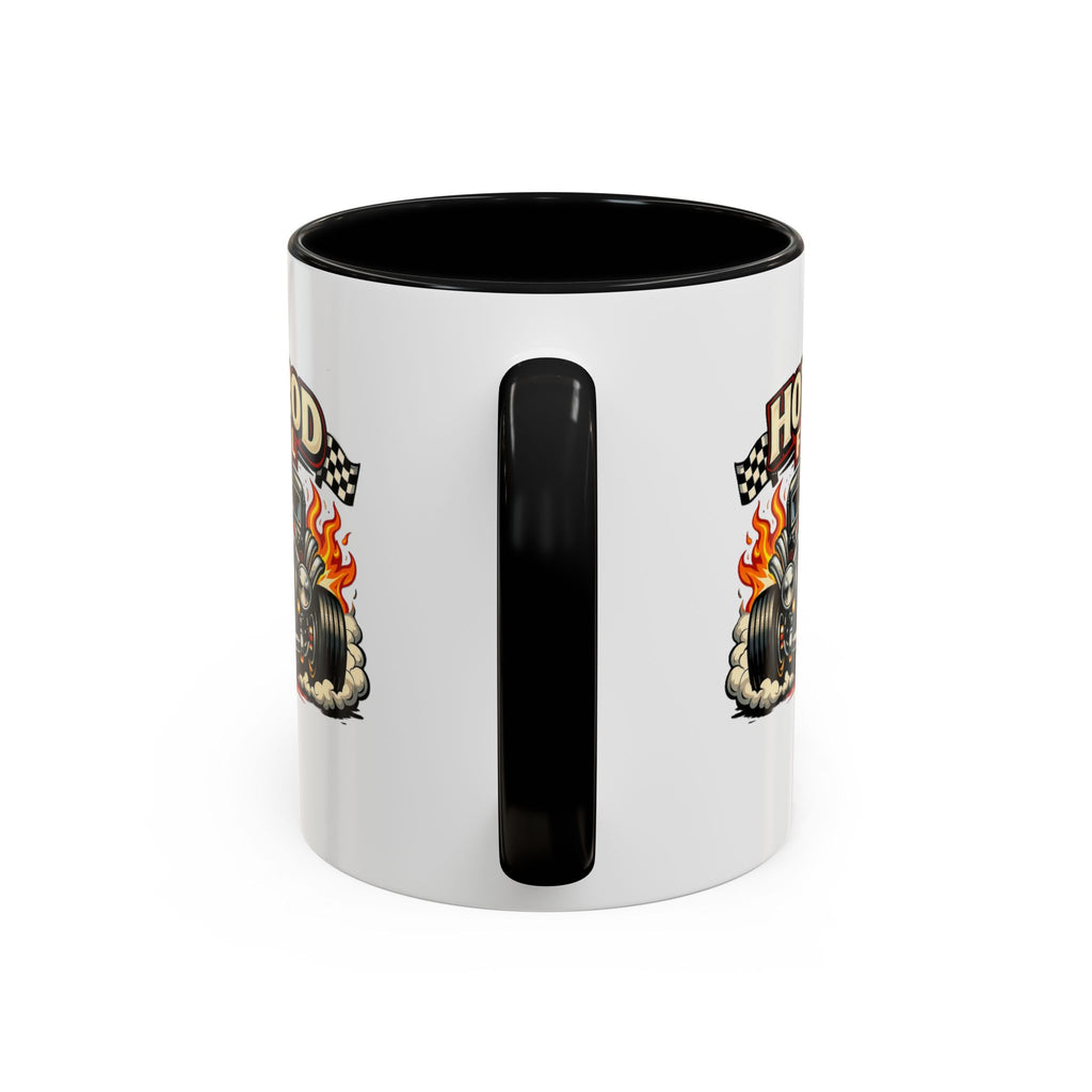 Hot Rod Fuel Coffee Mug — Vintage Muscle Car Racing Accent Mug