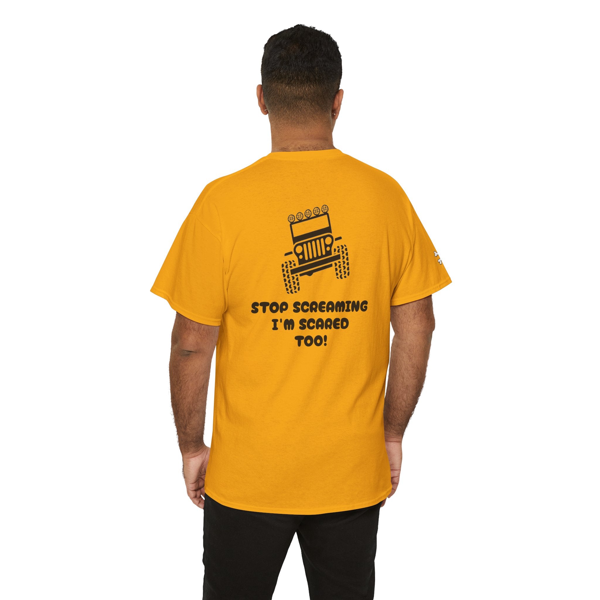 Jeep Graphic Tee — “Stop Screaming I’m Scared Too!” Off‑Road Adventure T-Shirt