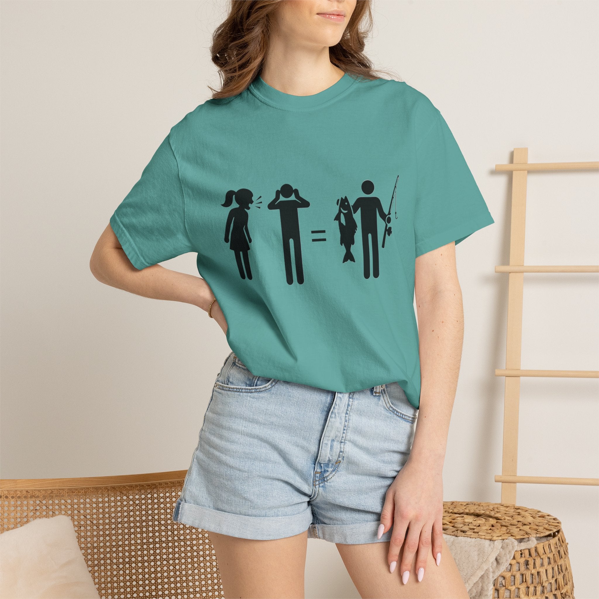 Fishing Humor T-Shirt – Fishing therapy Graphic Tee